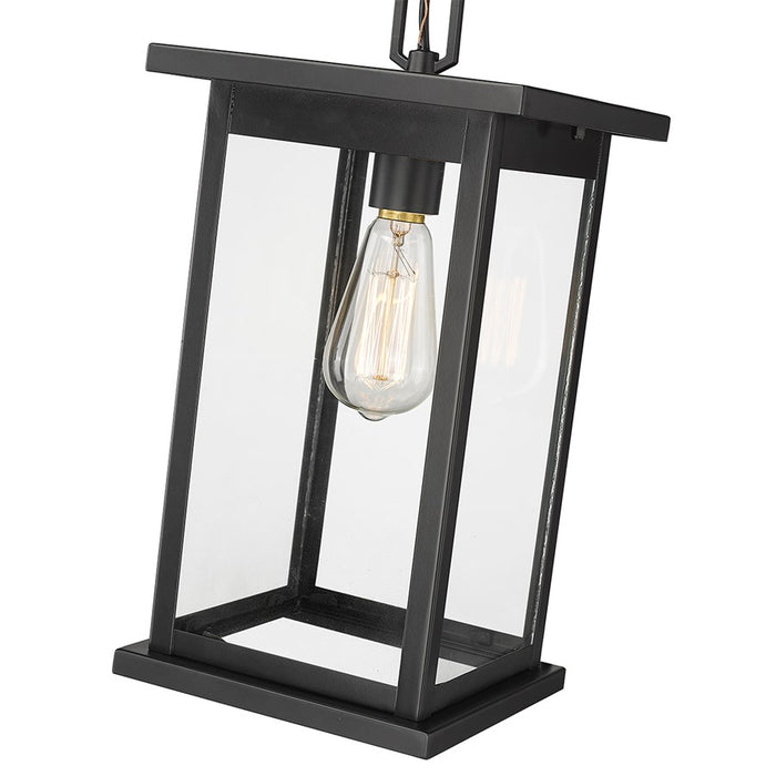 Millennium Lighting Bowton 1Lt Outdoor Pendant, Powder Coated Black