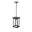 Millennium Lighting Bowton 1Lt Outdoor Pendant, Powder Coated Black