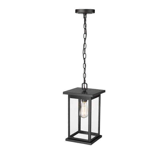Millennium Lighting Bowton 1Lt Outdoor Pendant, Powder Coated Black