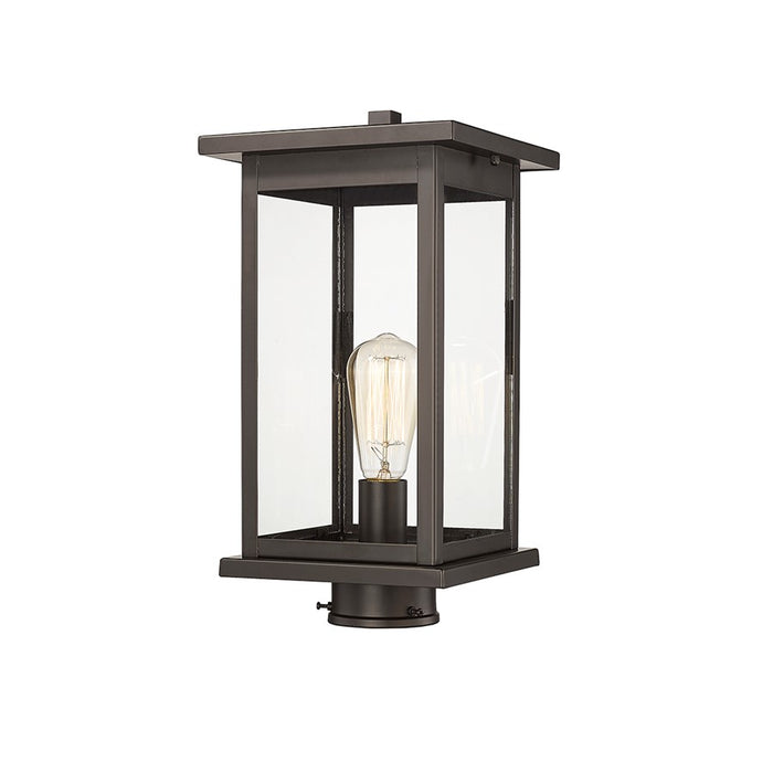 Millennium Lighting Bowton 1Lt Outdoor Post Lantern, Bronze