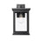 Millennium Lighting Bowton II 1Lt 15" Outdoor Sconce, Black/Clear - 4126-PBK