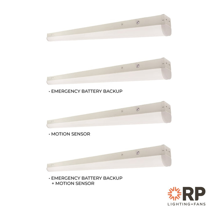 RP Lighting Linear 4' Strip LED Light, White