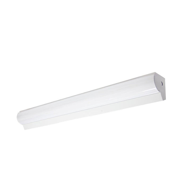 RP Lighting Linear 4' Stairwell LED Light, White/MS - 4127WH-3W3CCT-MS
