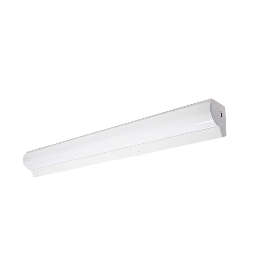 RP Lighting Linear 4' Stairwell LED Light, White/MS - 4127WH-3W3CCT-MS