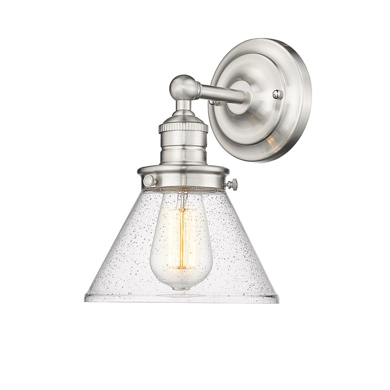 Millennium Lighting Eyden 1 Light Wall Sconce, Brushed Nickel