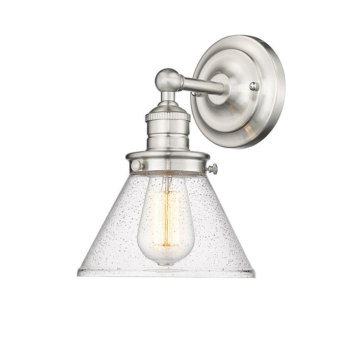 Millennium Lighting Eyden 1 Light Wall Sconce, Brushed Nickel