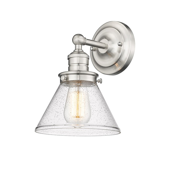 Millennium Lighting Eyden 1 Light Wall Sconce, Brushed Nickel