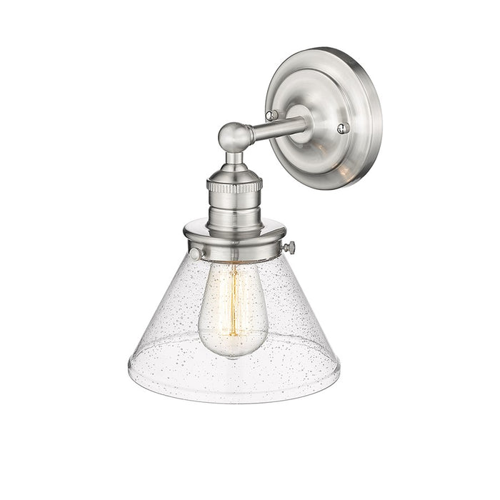 Millennium Lighting Eyden 1 Light Wall Sconce, Brushed Nickel
