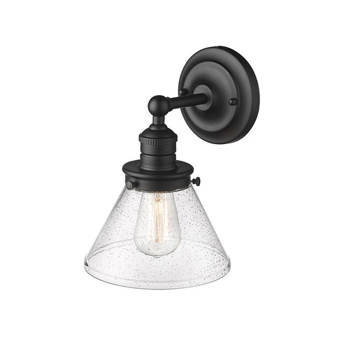 Millennium Lighting Eyden 1 Light Wall Sconce, Matte Black - 4141-MB