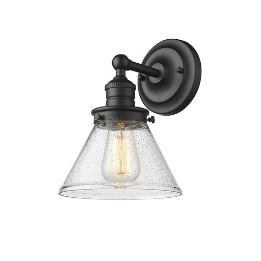 Millennium Lighting Eyden 1 Light Wall Sconce, Matte Black