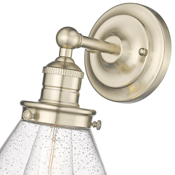 Millennium Lighting Eyden 1 Light Wall Sconce, Modern Gold