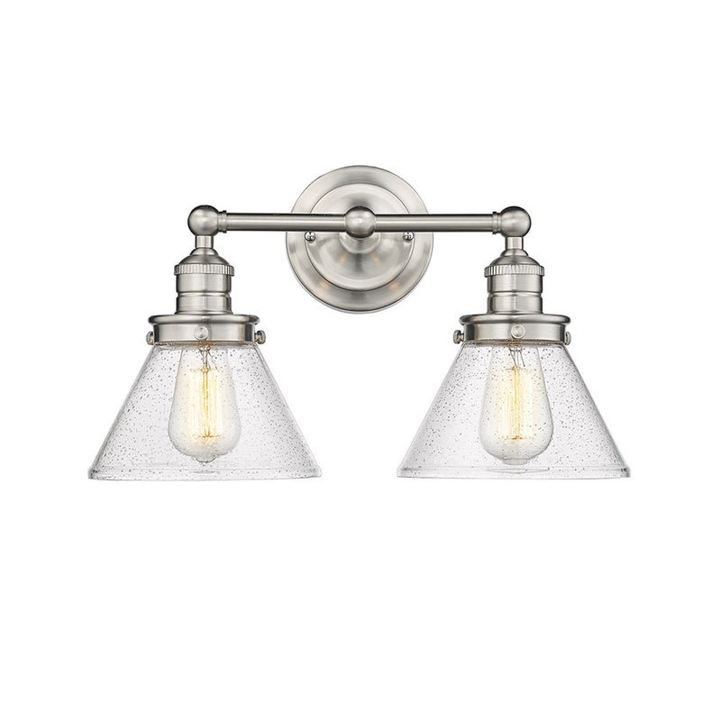 Millennium Lighting Eyden 2Lt Vanity, Brushed Nickel - 4142-BN