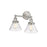 Millennium Lighting Eyden 2Lt Vanity, Brushed Nickel