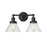 Millennium Lighting Eyden 2Lt Vanity, Black - 4142-MB