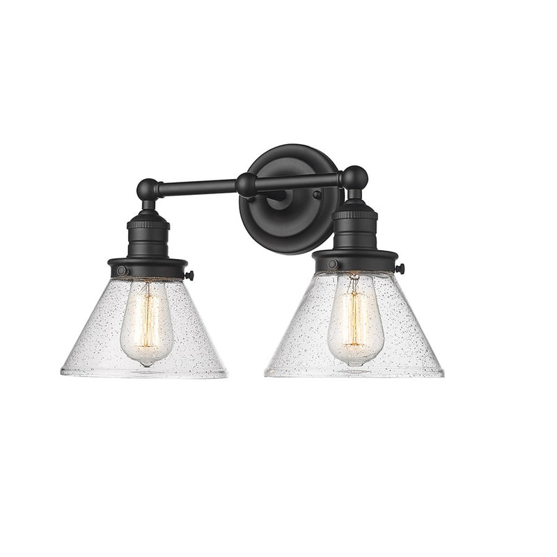 Millennium Lighting Eyden 2Lt Vanity, Black