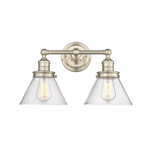 Millennium Lighting Eyden 2 Light Bathroom Vanity Light, Modern Gold