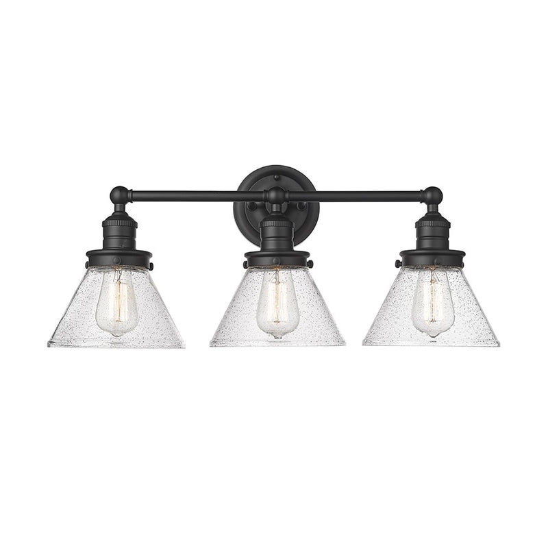 Millennium Lighting Eyden 3Lt Vanity, Black - 4143-MB