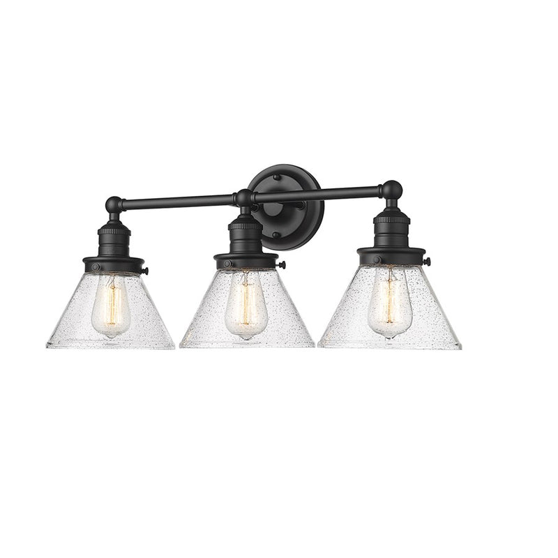 Millennium Lighting Eyden 3Lt Vanity, Black