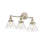 Millennium Lighting Eyden 3 Light Bathroom Vanity Light, Modern Gold
