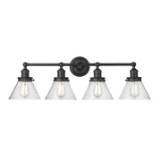 Millennium Lighting Eyden 4Lt Vanity, Black - 4144-MB