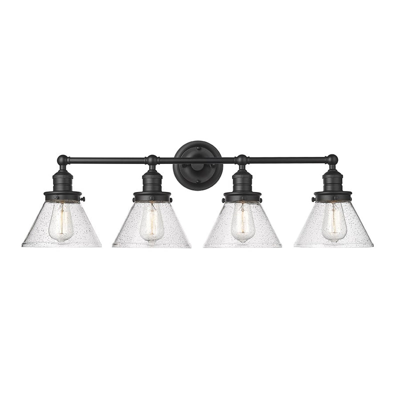 Millennium Lighting Eyden 4Lt Vanity, Black - 4144-MB
