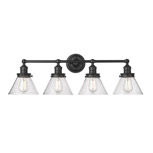 Millennium Lighting Eyden 4Lt Vanity, Black - 4144-MB