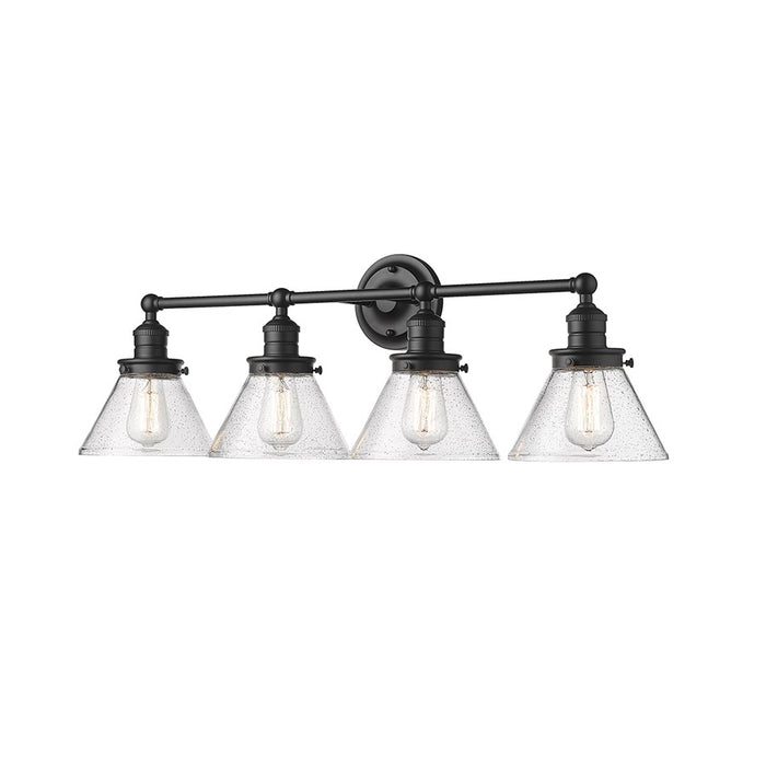 Millennium Lighting Eyden 4Lt Vanity, Black