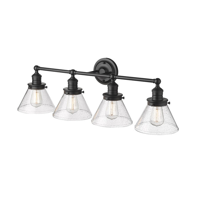 Millennium Lighting Eyden 4Lt Vanity, Black