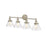 Millennium Lighting Eyden 4 Light Bathroom Vanity Light, Modern Gold