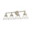 Millennium Lighting Eyden 4 Light Bathroom Vanity Light, Modern Gold