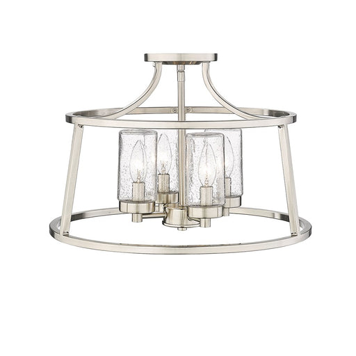 Millennium Lighting Errol 4Lt Semi-Flush Mount, Brushed Nickel - 4184-BN