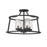Millennium Lighting Errol 4Lt Semi-Flush Mount, Black
