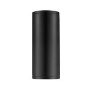Millennium Vegas 1Lt 11" Outdoor Wall Sconce/Round, Black/Frosted - 42001-PBK