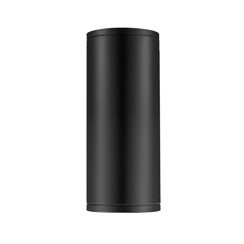 Millennium Vegas 1Lt 11" Outdoor Wall Sconce/Round, Black/Frosted - 42001-PBK