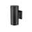 Millennium Vegas 1Lt 11" Outdoor Wall Sconce/Round, Black/Frosted