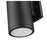 Millennium Vegas 1Lt 11" Outdoor Wall Sconce/Round, Black/Frosted
