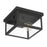Millennium Lighting Evanton 1Lt Outdoor Flush Mount, Coated Black - 4201-PBK