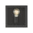 Millennium Lighting Evanton 1Lt Outdoor Flush Mount, Coated Black