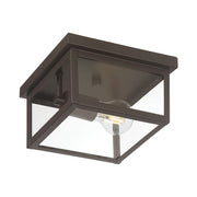 Millennium Lighting Evanton 1Lt Outdoor Flush Mount, Bronze - 4201-PBZ