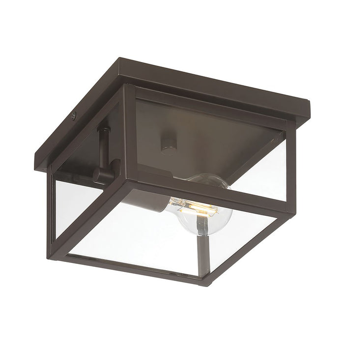 Millennium Lighting Evanton 1Lt Outdoor Flush Mount, Bronze - 4201-PBZ