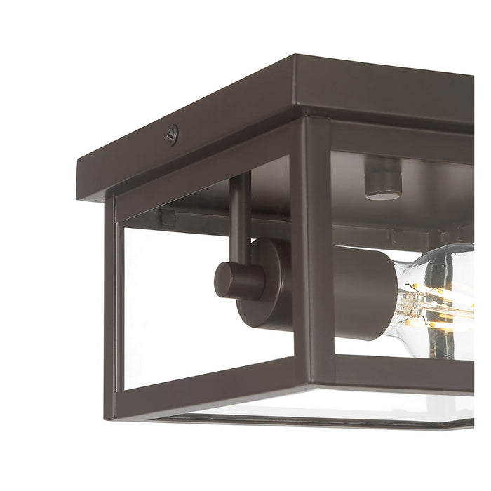 Millennium Lighting Evanton 1Lt Outdoor Flush Mount, Bronze