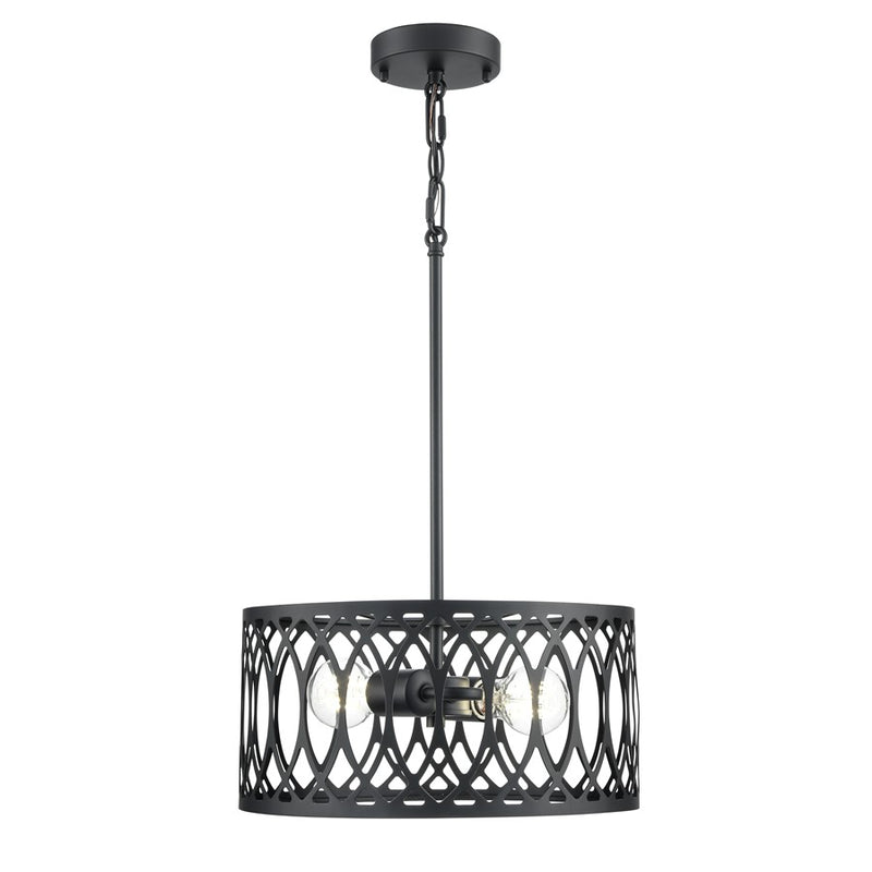 Millennium Lighting Arelyn 2Lt 13" Pendant, Black