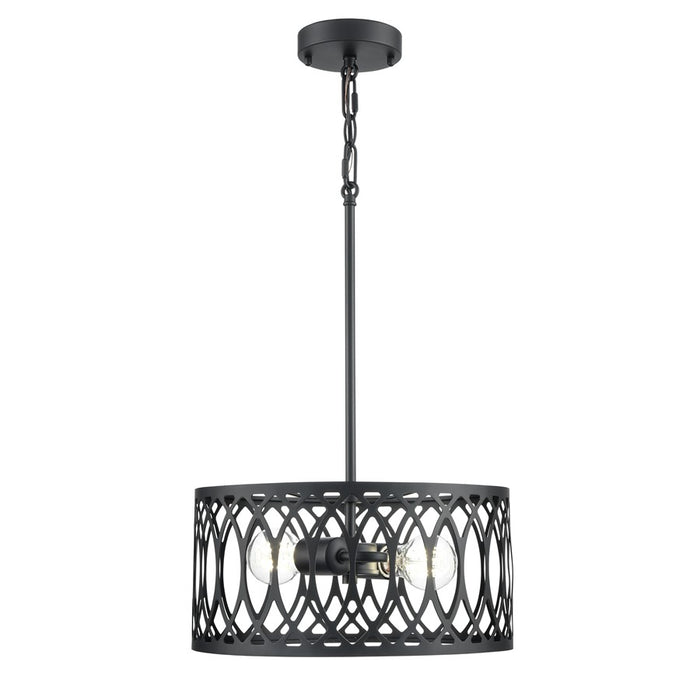 Millennium Lighting Arelyn 2Lt 13" Pendant, Black