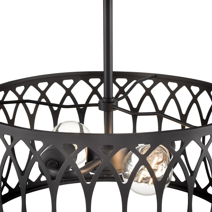 Millennium Lighting Arelyn 2Lt 13" Pendant, Black