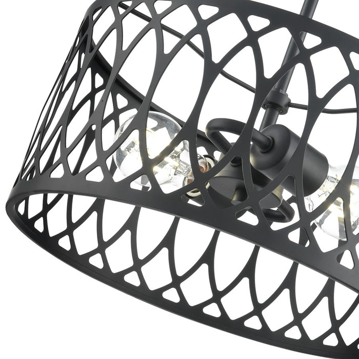 Millennium Lighting Arelyn 2Lt 13" Pendant, Black