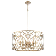 Millennium Lighting Arelyn 6Lt 23" Pendant, Painted Modern Gold - 42106-PMG