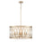 Millennium Lighting Arelyn 6Lt 23" Pendant, Painted Modern Gold