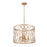 Millennium Lighting Arelyn 4Lt Pendant, Painted Modern Gold