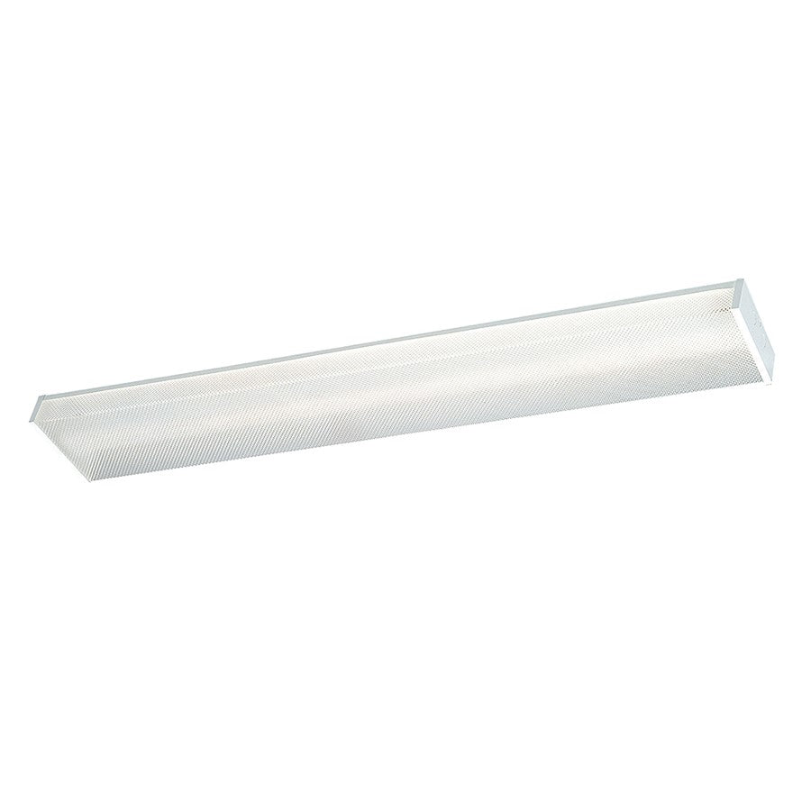 RP Lighting 4ft LED Pris. Wrap 35W, 4K EM, White - 4217WH-EM