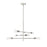 Millennium Lighting Decco 6 Light Chandelier, Polished Nickel